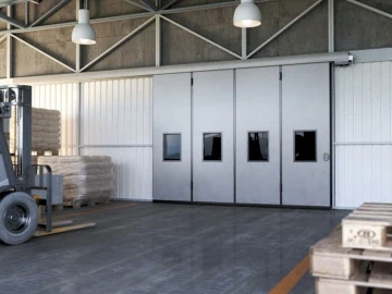 Промышленные откатные ворота DoorHan