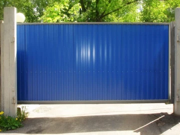Откатные ворота DoorHan Синие